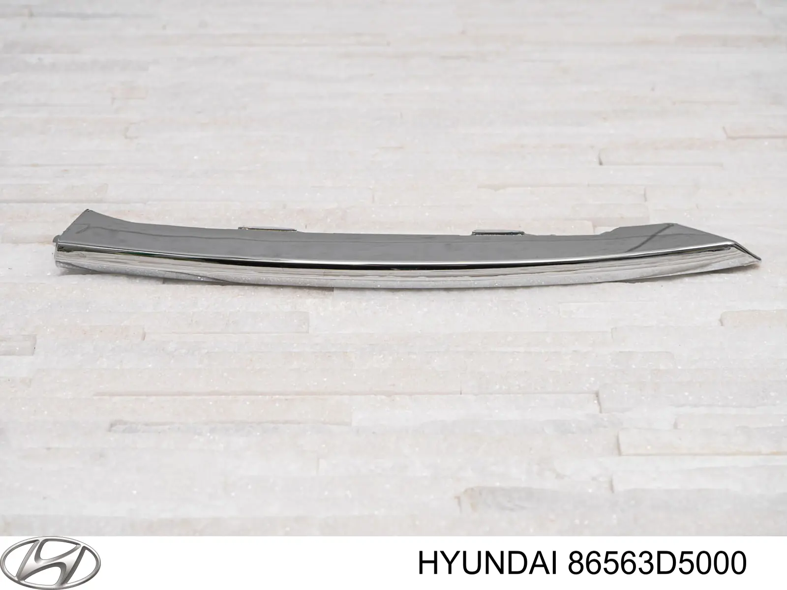 86563D5000 Hyundai/Kia listwa ochronna zderzaka przedniego lewa