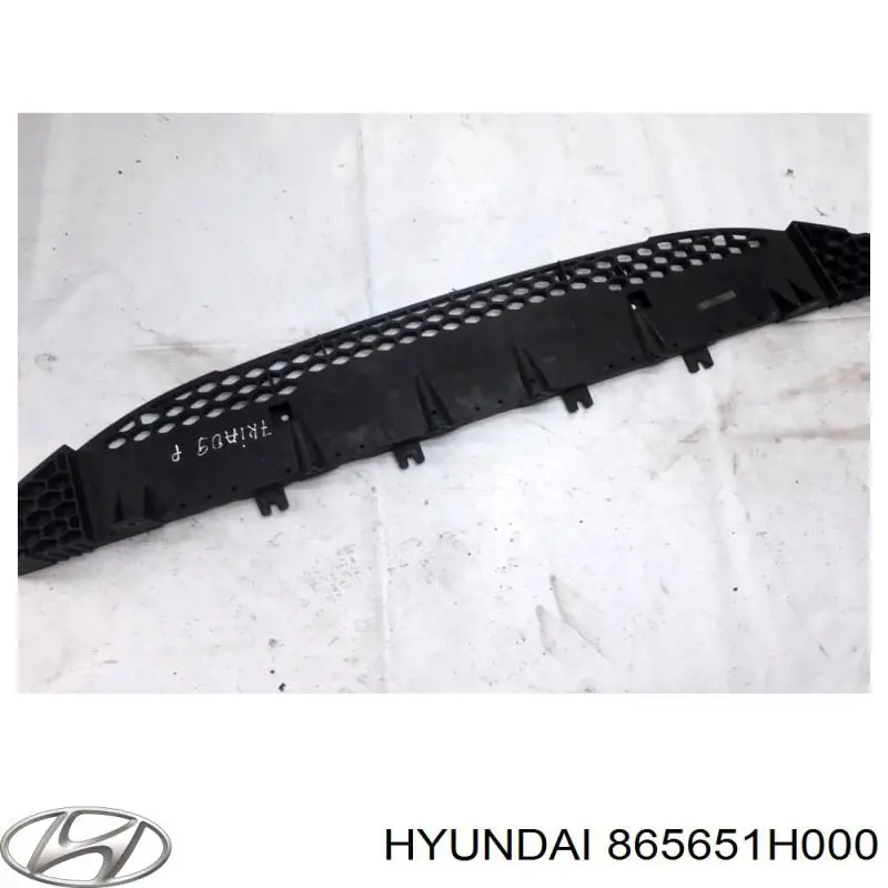Do koszyka 865651H000 Hyundai/Kia Zaślepka (kratki) lamp przeciwmgielnych zderzaka przedniego lewa