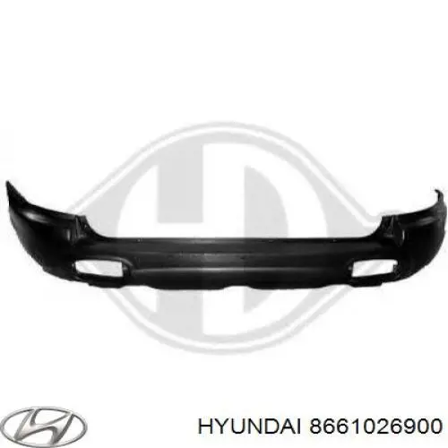 Do koszyka Zderzak tylny Hyundai Santa Fe I SM