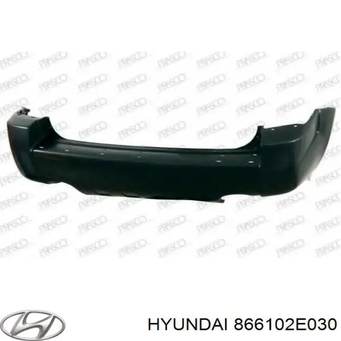 Do koszyka 866102E030 Hyundai/Kia Zderzak tylny