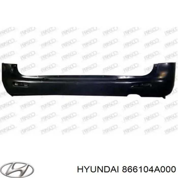 Zderzak tylny do Hyundai H-1 STAREX Starex A1