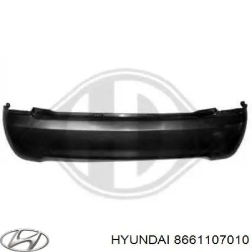 Zderzak tylny KIA Picanto I hatchback (BA) (2003 - 2007) cena, od 237,38 USD