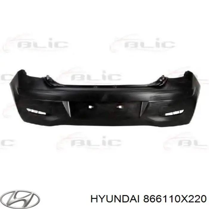 Zderzak tylny Hyundai/Kia 866110X220 cena, od 204,68 USD