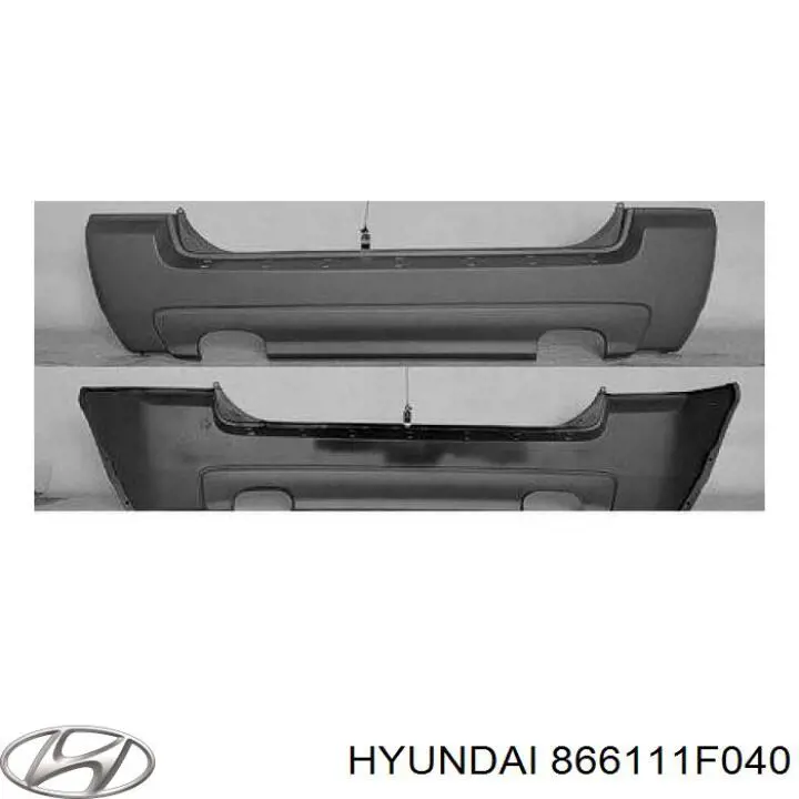 Zderzak tylny Hyundai/Kia 866111F040 cena, od 557,25 USD
