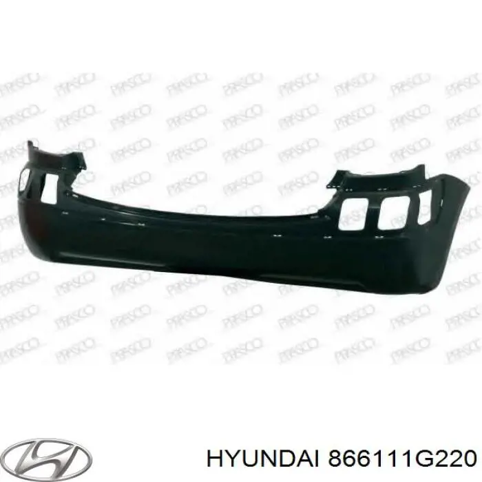 Zderzak tylny do KIA Rio II JB