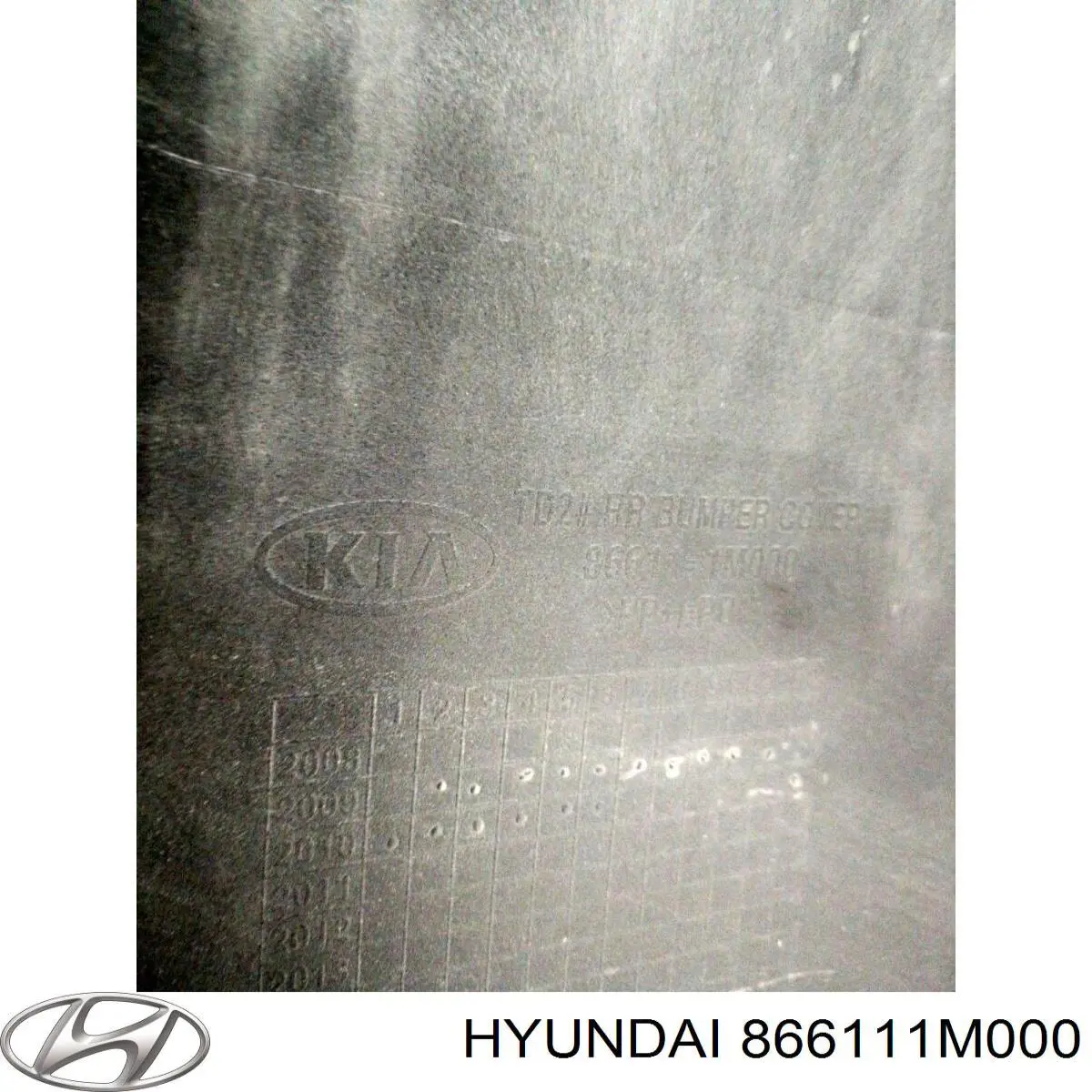 866111M000 Hyundai/Kia Zderzak tylny