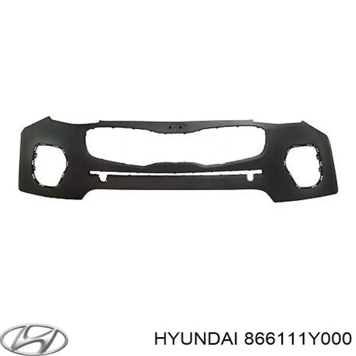 Do koszyka 866111Y000 Hyundai/Kia Zderzak tylny