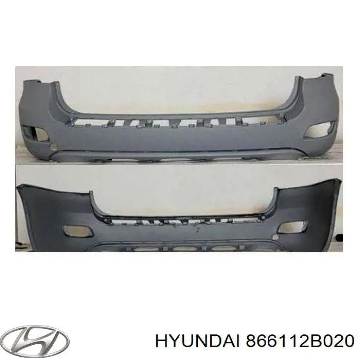 Do koszyka 866112B020 Hyundai/Kia Zderzak tylny