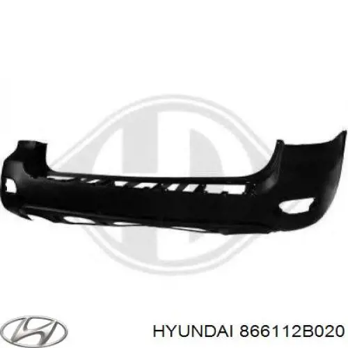 866112B020 Hyundai/Kia Zderzak tylny