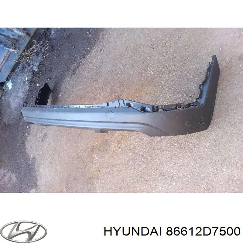 Zderzak tylny, dolna część Hyundai/Kia 86612D7500 cena, od 40,39 USD