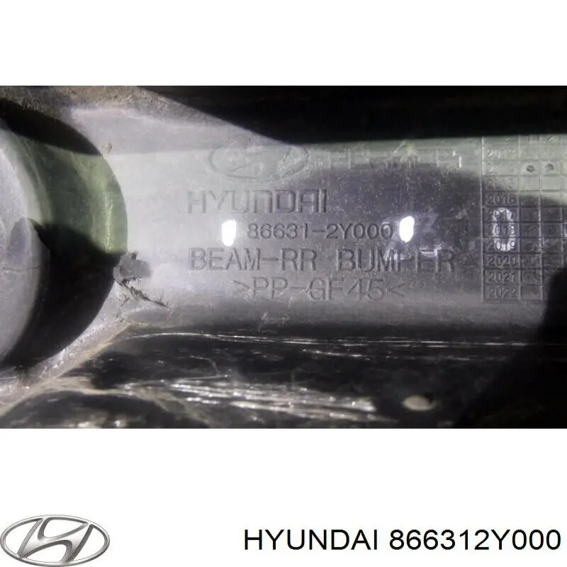 Wzmocnienie zderzaka tylnego do Hyundai Tucson II TM