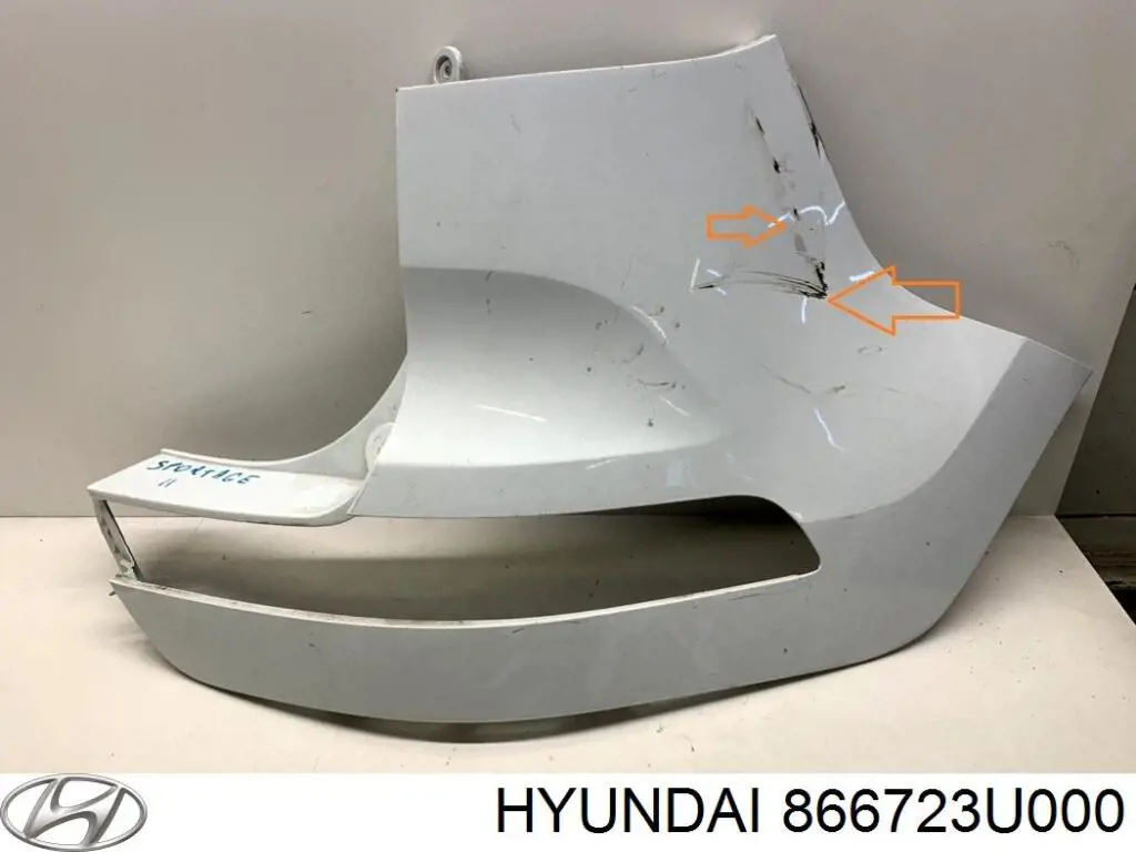866723U000 Hyundai/Kia Nakładka zderzaka tylnego prawa