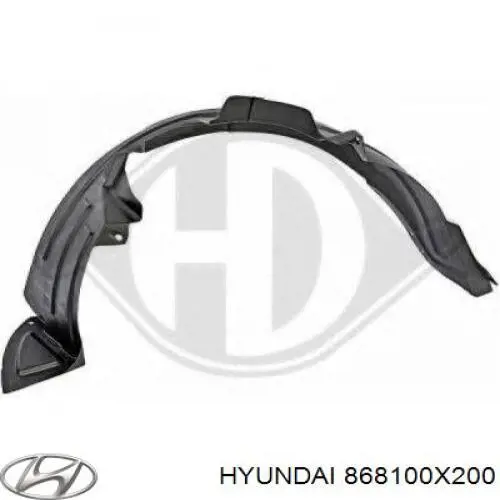 Nadkole błotnika przedniego lewe Hyundai/Kia 868100X200 cena, od 16,47 USD