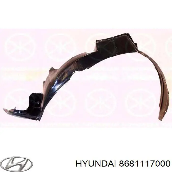 Nadkole błotnika przedniego lewe do Hyundai Matrix  FC