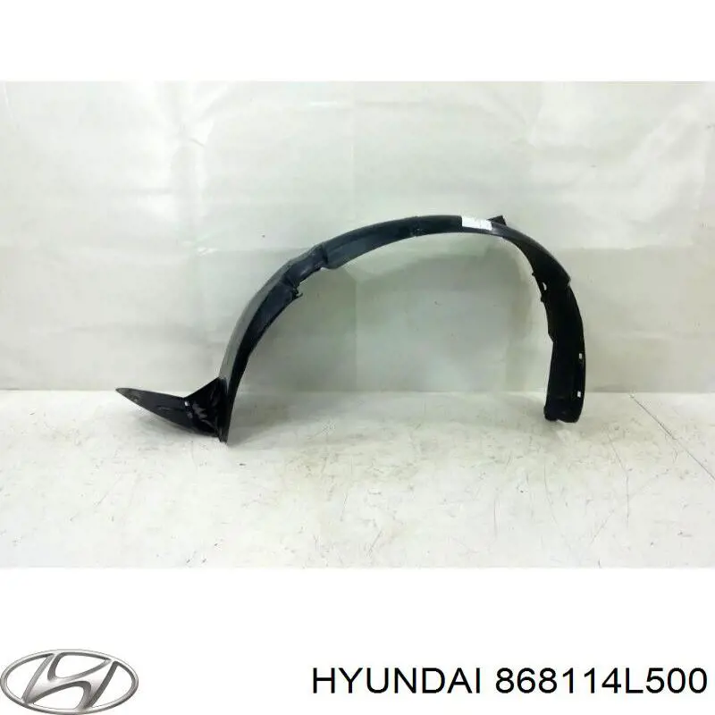 Do koszyka 868114L500 Hyundai/Kia Nadkole błotnika przedniego lewe