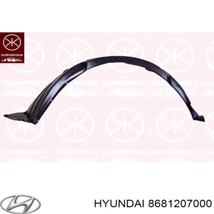 Nadkole błotnika przedniego prawe KIA Picanto I hatchback (BA) (2003 - 2007) cena, od 26,46 USD