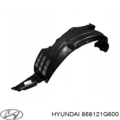 Nadkole błotnika przedniego prawe Hyundai/Kia 868121G600 cena, od 17,68 USD