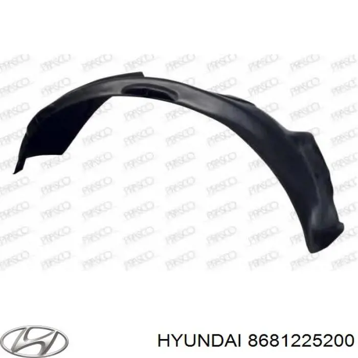 Nadkole błotnika przedniego prawe Hyundai/Kia 8681225200 cena, od 24,59 USD