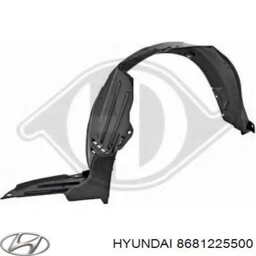 Nadkole błotnika przedniego prawe Hyundai Accent II sedana (LC) (1999 - 2005) cena, od 14,55 USD