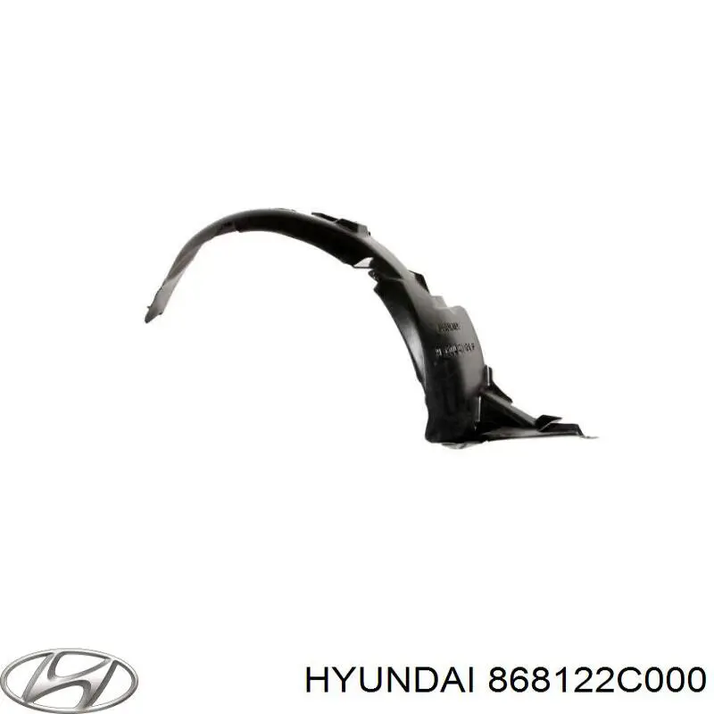 Nadkole błotnika przedniego prawe Hyundai/Kia 868122C000 cena, od 25,87 USD