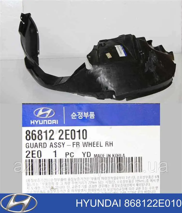 Do koszyka KH3175388 Hyundai/Kia Nadkole błotnika przedniego prawe