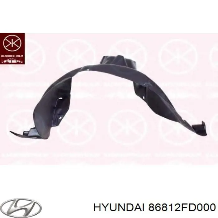 Nadkole błotnika przedniego prawe KIA Rio I hatchback (DC) (2000 - 2006) cena, od 13,09 USD