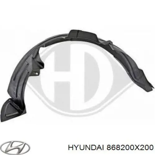 Nadkole błotnika przedniego prawe Hyundai/Kia 868200X200 cena, od 30,09 USD