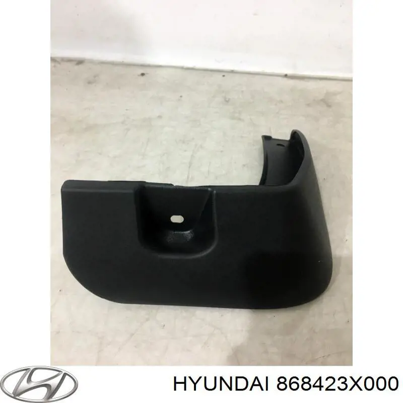 Do koszyka 868423X000 Hyundai/Kia Chlapacz tylny prawy