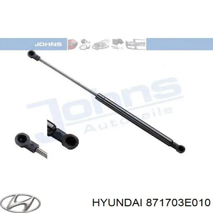 Amortyzator szyby bagażnika (3/5 drzwi tylnych) Hyundai/Kia 871703E010 cena, od 16,55 USD