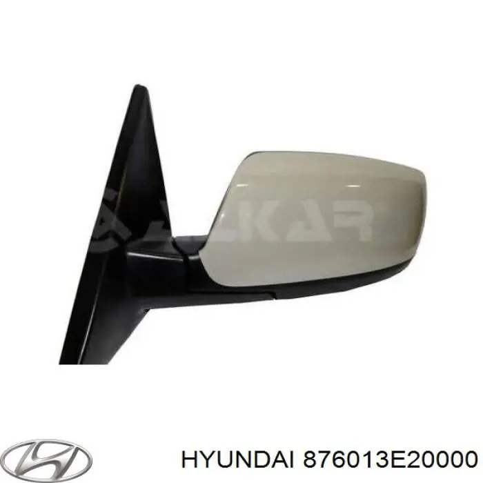 876013E20000 Hyundai/Kia Lusterko wsteczne lewe