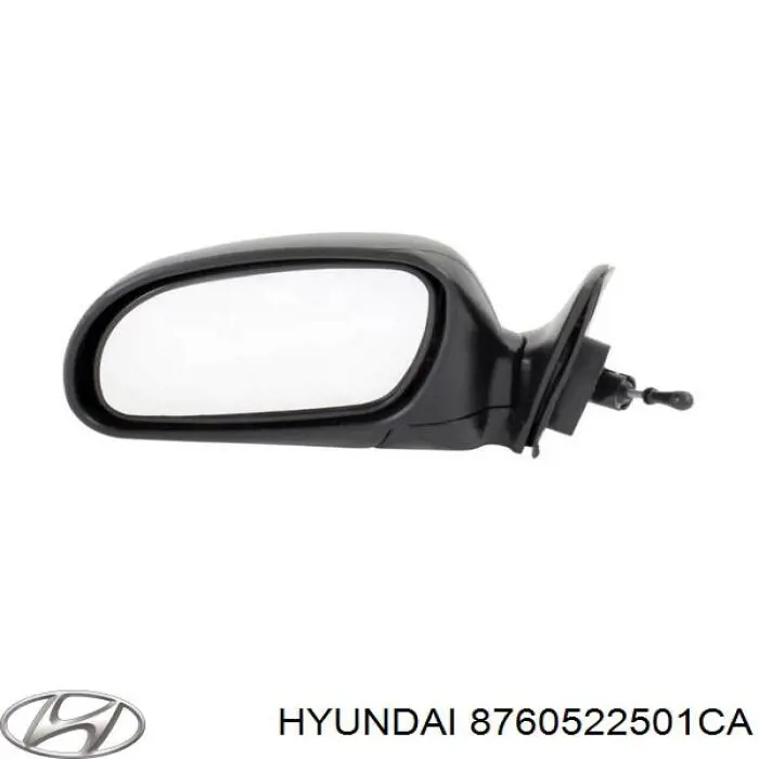 Lusterko wsteczne lewe do Hyundai Accent I 