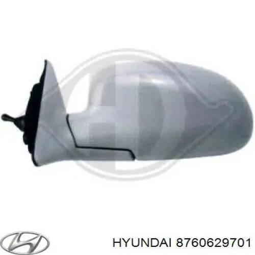 Lusterko wsteczne prawe do Hyundai Lantra II 