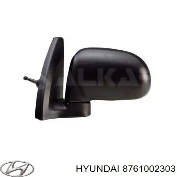 Lusterko wsteczne lewe Hyundai/Kia 8761002303 cena, od 47,67 USD