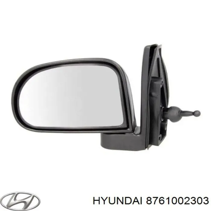 Do koszyka 8761002303 Hyundai/Kia Lusterko wsteczne lewe