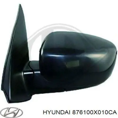 Do koszyka 876100X010CA Hyundai/Kia Lusterko wsteczne lewe