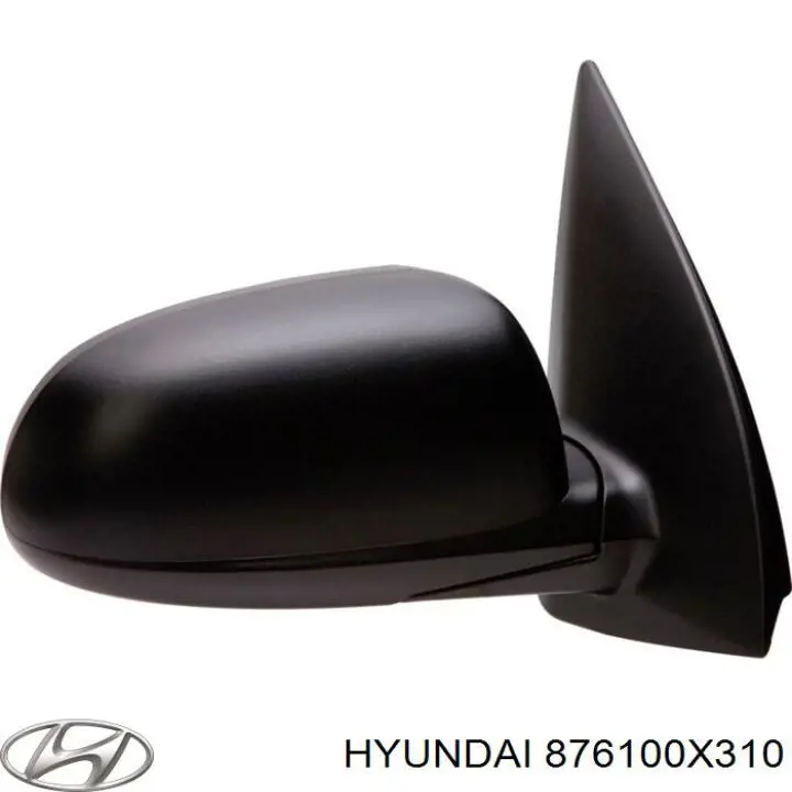 876100X310 Hyundai/Kia Lusterko wsteczne lewe