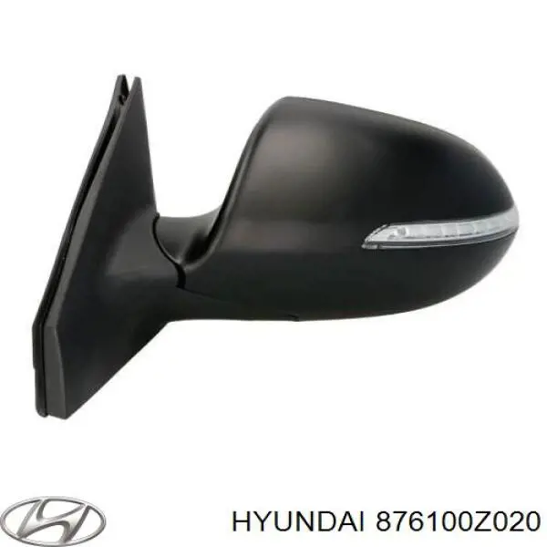 Lusterko wsteczne lewe 876100Z020 Hyundai/Kia