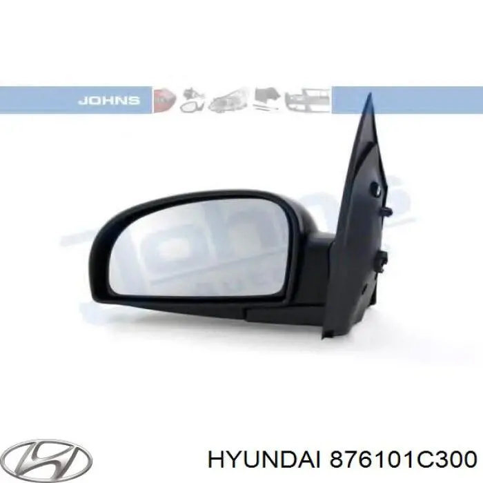 876101C300 Hyundai/Kia Lusterko wsteczne lewe