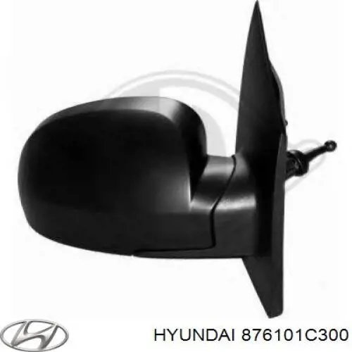 Lusterko wsteczne lewe Hyundai/Kia 876101C300 cena, od 47,90 USD