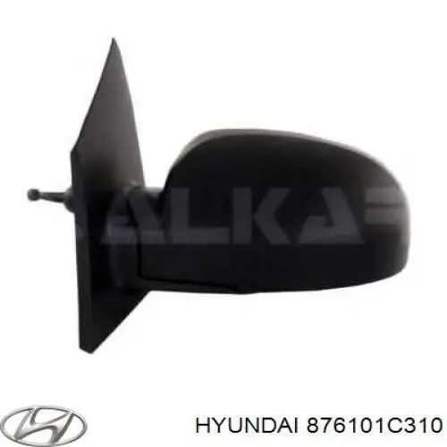 Do koszyka 876101C310 Hyundai/Kia Lusterko wsteczne lewe