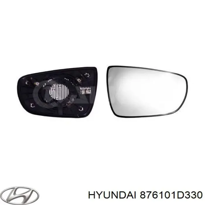 876101D330 Hyundai/Kia Lusterko wsteczne lewe