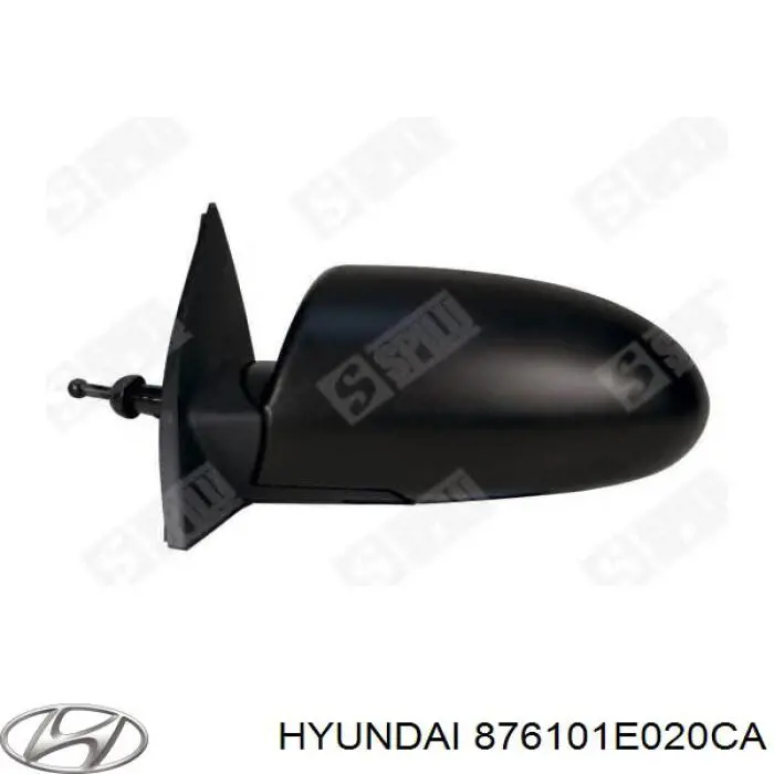 876101E020CA Hyundai/Kia Lusterko wsteczne lewe