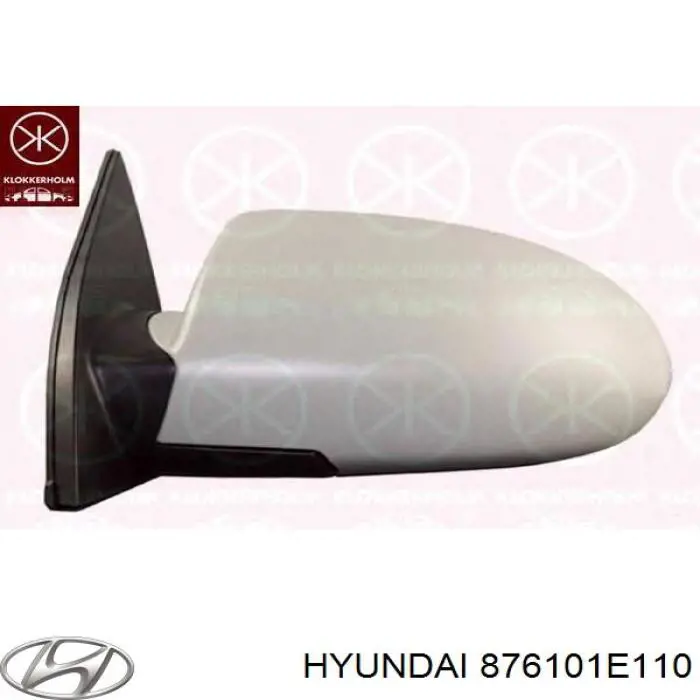 876101E110 Hyundai/Kia Lusterko wsteczne lewe