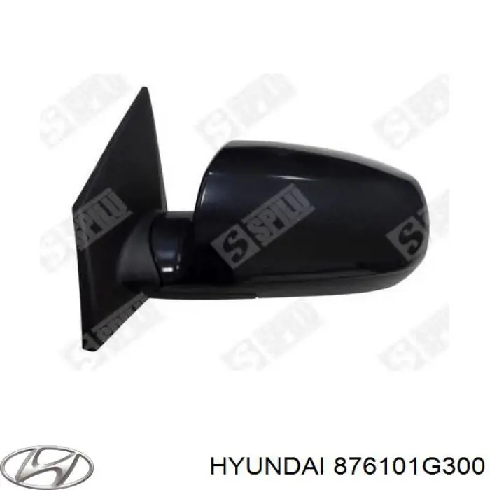 Lusterko wsteczne lewe Hyundai/Kia 876101G300 cena, od 104,27 USD