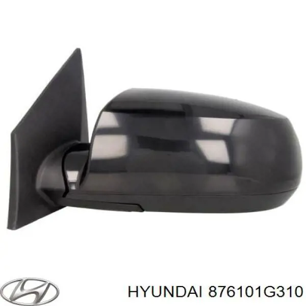876101G310 Hyundai/Kia Lusterko wsteczne lewe