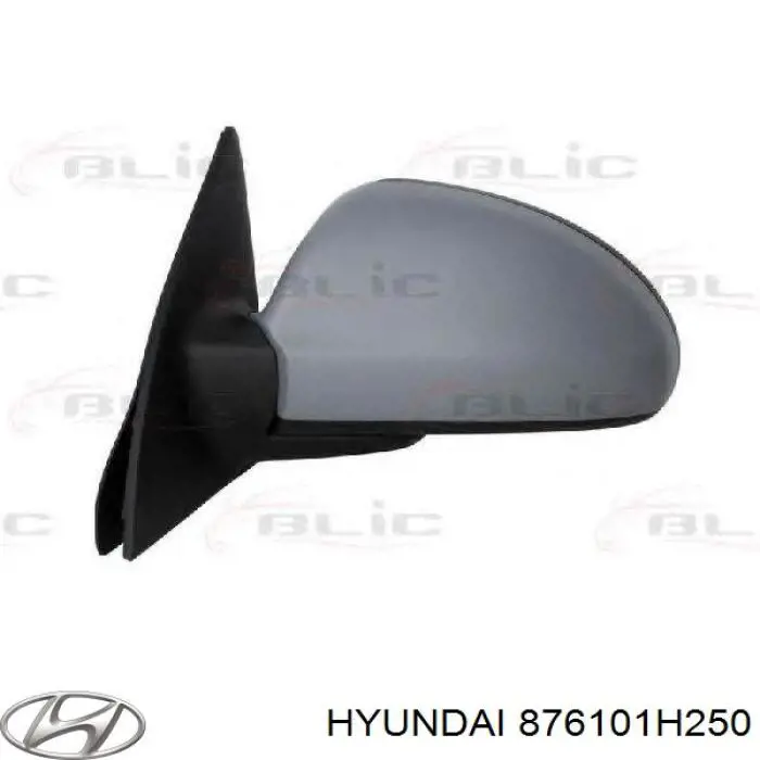 Lusterko wsteczne lewe Hyundai/Kia 876101H250 cena, od 80,02 USD