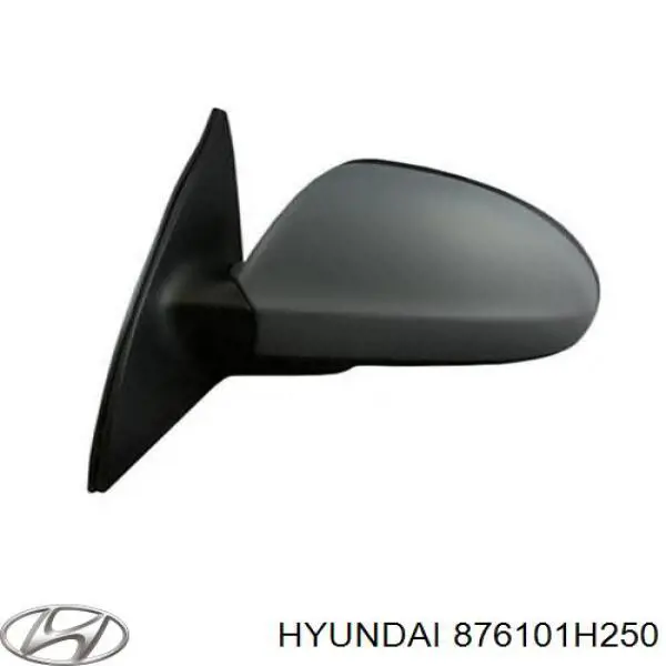 Do koszyka 876101H250 Hyundai/Kia Lusterko wsteczne lewe