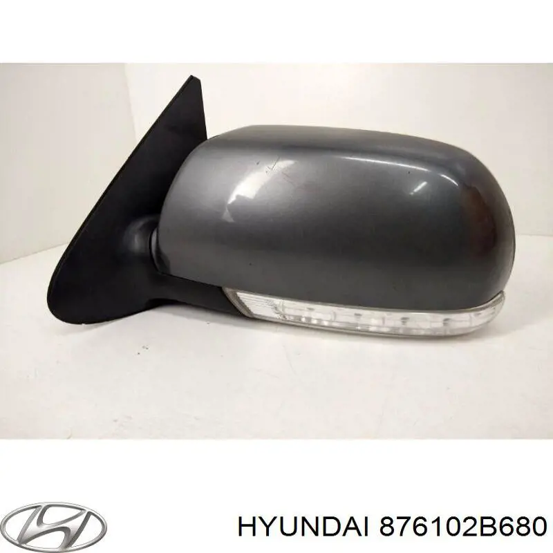 Do koszyka 876102B680 Hyundai/Kia Lusterko wsteczne lewe