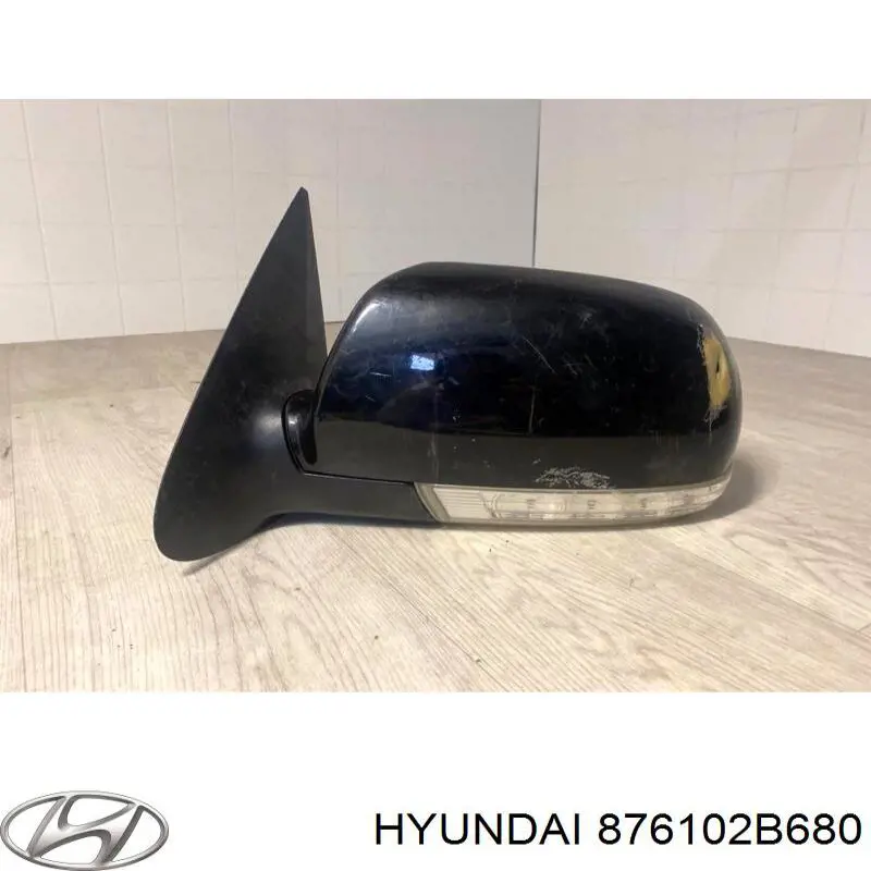 876102B680 Hyundai/Kia Lusterko wsteczne lewe