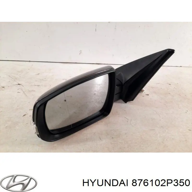 Lusterko wsteczne lewe 876102P350 Hyundai/Kia